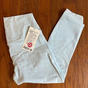 NWT Lululemon 25” Align High Rise Leggings - powder blue sz10
